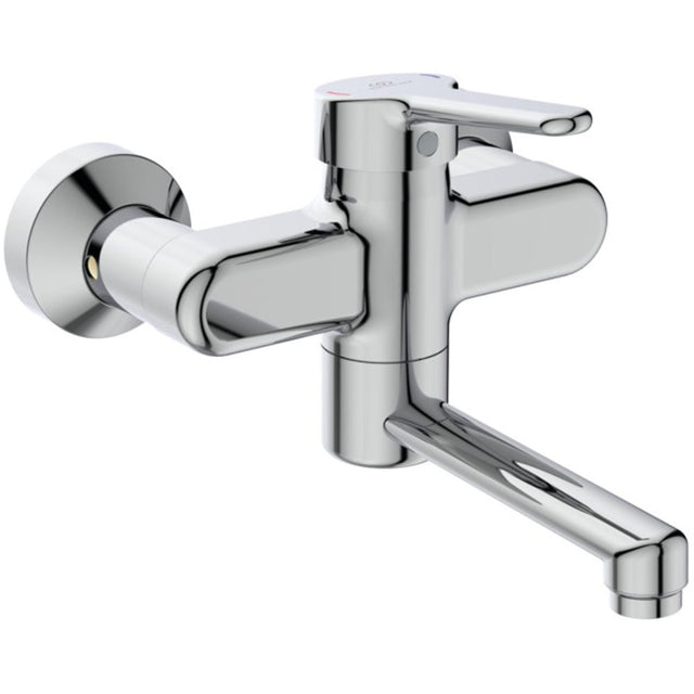 Ideal Standard Wand-WT-Armatur Ceraplus 5l/min. Ausld.230-249mm absp.S-Anschlüsse Chrom, BC111AA