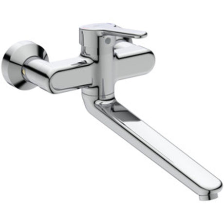 Ideal Standard Wand-WT-Armatur Ceraplus 5l/min. Ausld.330-349mm absp.S-Anschlüsse Chrom, BC113AA