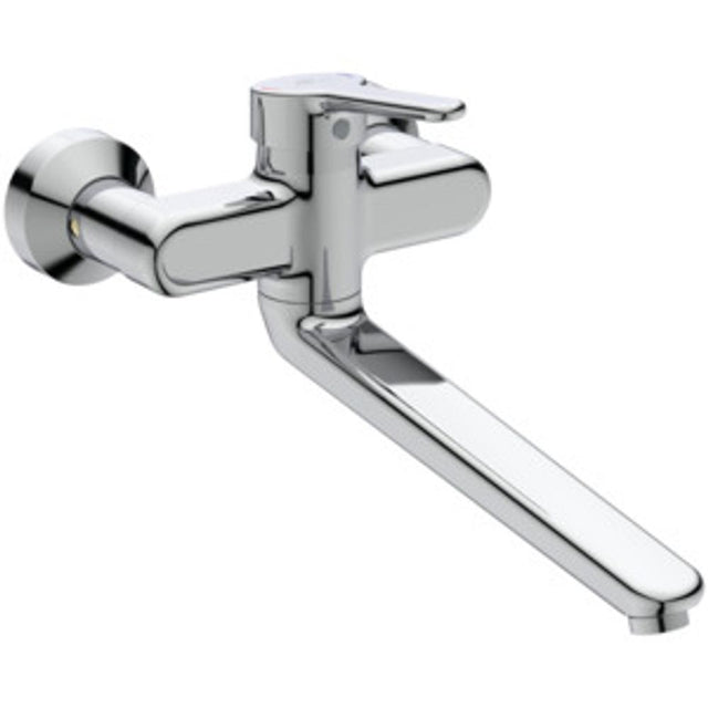 Ideal Standard Wand-WT-Armatur Ceraplus 5l/min. Ausld.330-349mm absp.S-Anschlüsse Chrom, BC113AA