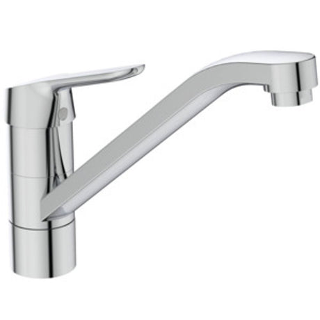 Ideal Standard Küchenarmatur Ceraflex, m.Rohrausl., Ausld.228mm, Vorfenstermontage, Chrom, BC132AA