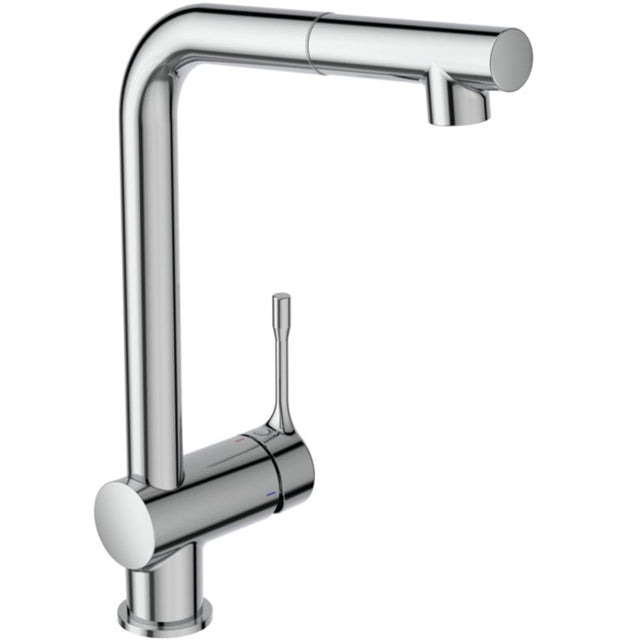 Ideal Standard Küchenarm. Ceralook, m.herausz.HB, m.hohem Auslauf, Ausld.207mm, Chrom, BC176AA
