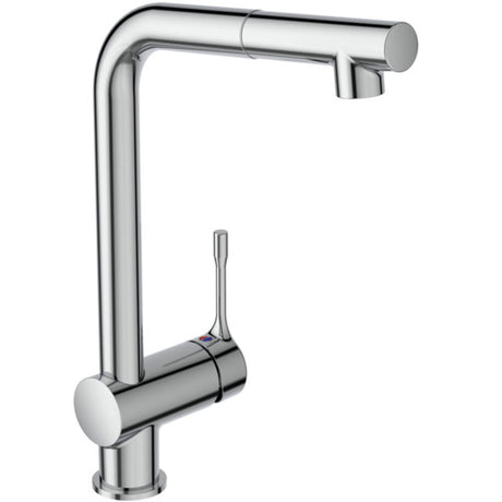 Ideal Standard Küchenarm. Ceralook, ND,m.herausz.HB, m.hohem Auslauf, Ausld.207mm, Chrom, BC177AA