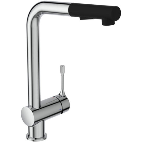 Ideal Standard Küchenarm. Ceralook, m.herausz.HB, m.hohem Auslauf, Ausld.225mm, Chrom, BC178AA