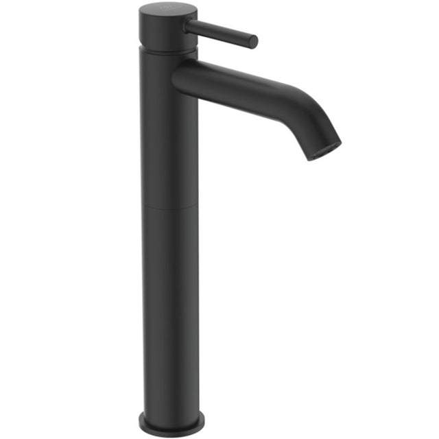 Ideal Standard WT-Armatur Ceraline m.verl.Sockel m.Ablgarn. Ausld.150mm Silk Black, BC194XG