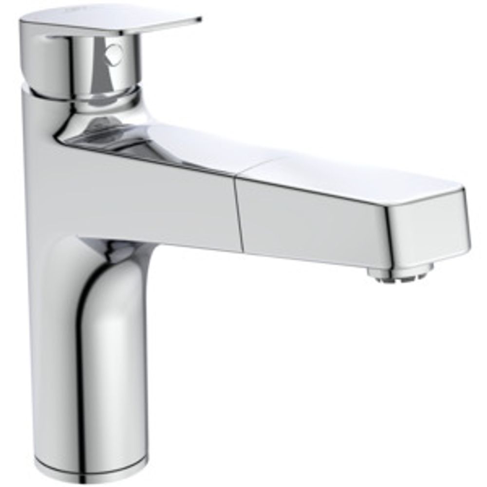 Ideal Standard Küchenarmatur Ceraplan m.h.Auslauf ND Ausld.210mm 1-Funktions-Handbrause Chrom, BD330AA