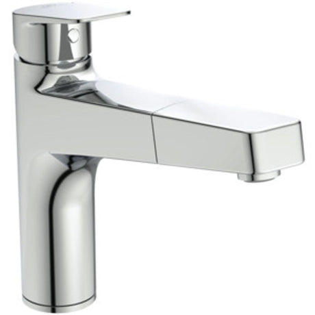 Ideal Standard Küchenarmatur Ceraplan m.h.Auslauf Ausld.210mm 1-Funktions-Handbrause Chrom, BD331AA