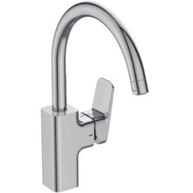 Ideal Standard Küchenarmatur Ceraplan Ausld.200mm m.h.Rohrauslauf Chrom, BD334AA