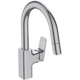 Ideal Standard Küchenarmatur Ceraplan Ausld.216mm m.h.Rohrauslauf 1F-HB Niederdruck Chrom, BD337AA