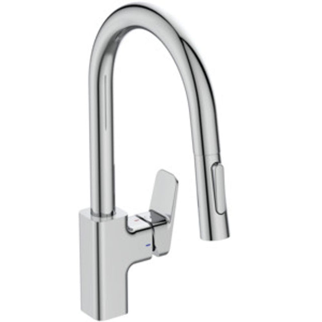 Ideal Standard Küchenarmatur Ceraplan Ausld.216mm m.h.Rohrauslauf 1F-HB Chrom, BD338AA