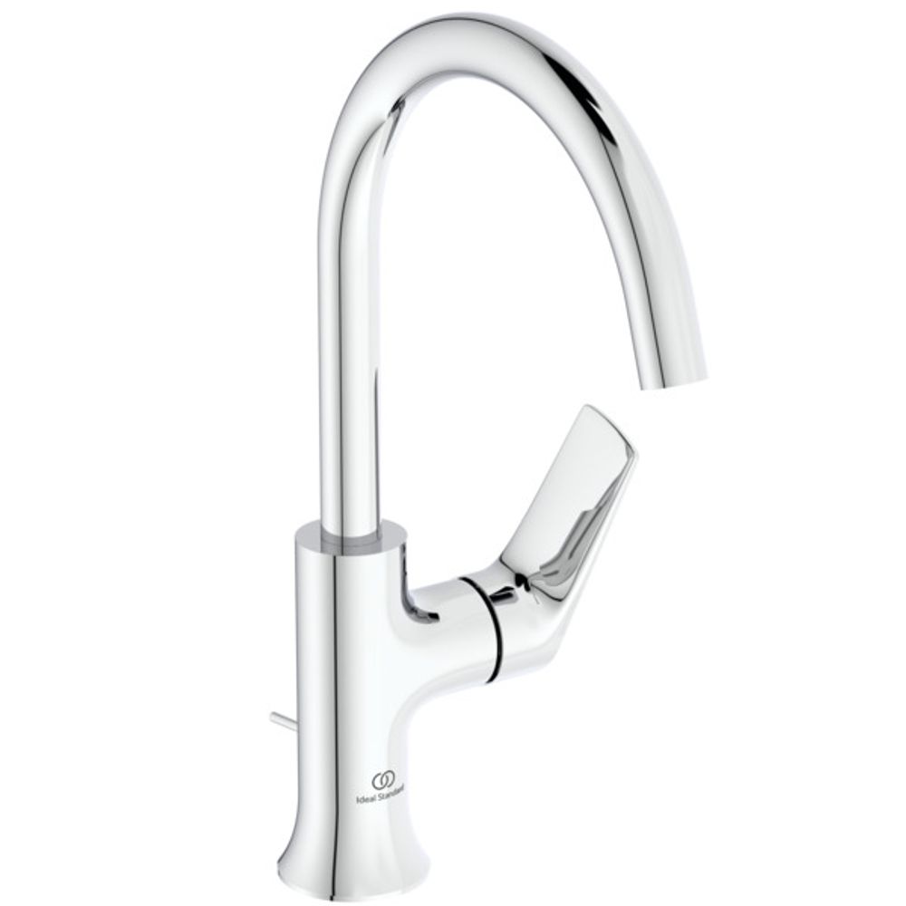 Ideal Standard Waschtischarm. h.Auslauf LaDolceVita m.Ablaufgarnitur Chrom, BD657AA