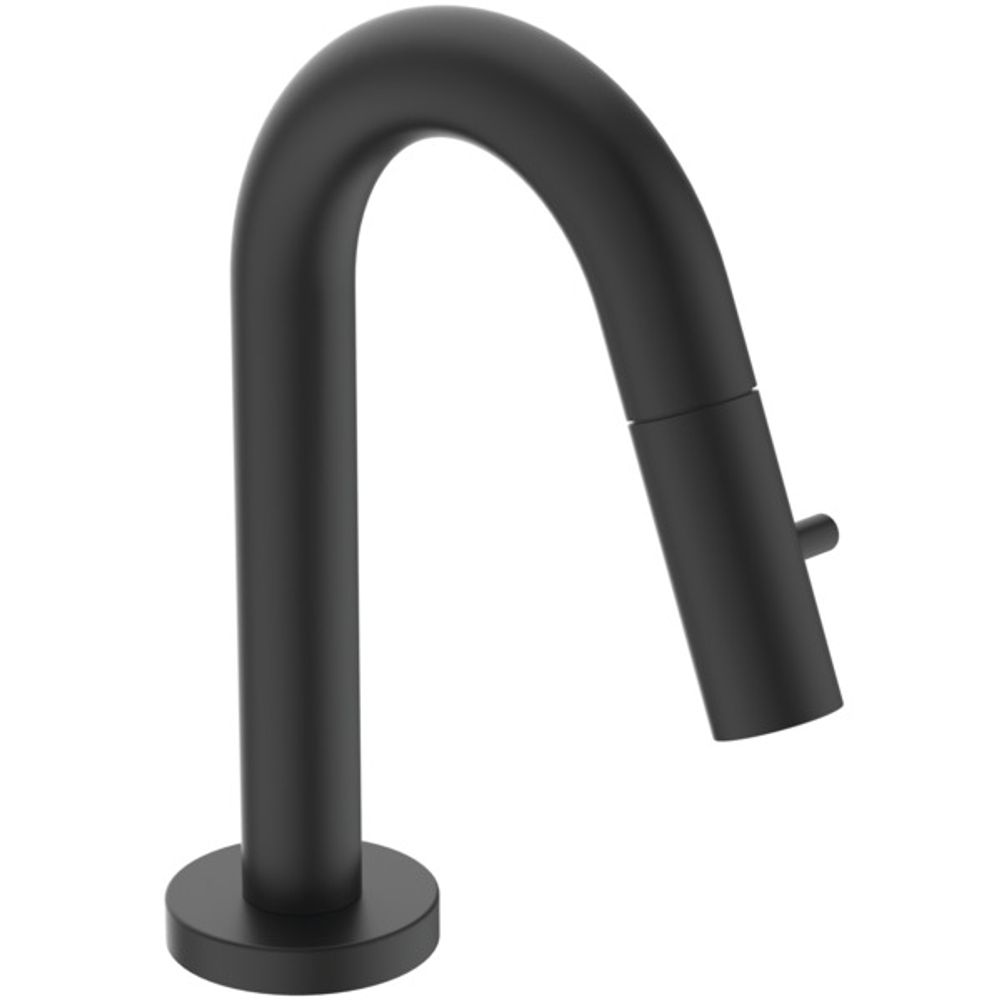 Ideal Standard Standventil Ceraline Ausld.126mm Silk Black, F2842XG