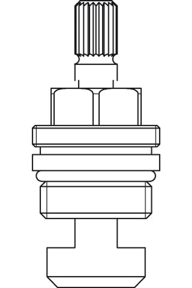 Ideal Standard JADO Keramikoberteil G1/2, H960136NU, linksschließend, H960136NU