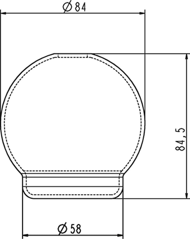 Ideal Standard JADO Ersatzglas für Lotionspender, Opalglas, H960395NU