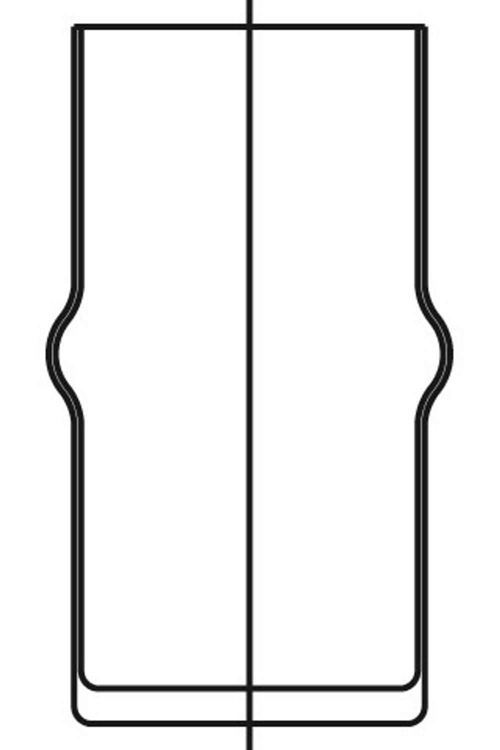 Ideal Standard JADO Ersatzglas, für Toilettenbürstengarnitur, Opalglas, H960642NU