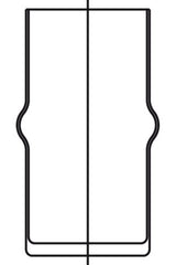 Ideal Standard JADO Ersatzglas, für Toilettenbürstengarnitur, Opalglas, H960642NU