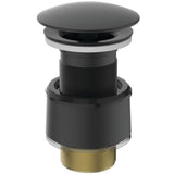 Ideal Standard Schaftventil nicht verschliessbar Haube Messing verchromt Silk Black, J3291XG