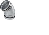 STIEBEL ELTRON Bogen DN 125, 45 Grad, Stahlblech verzinkt, 159307