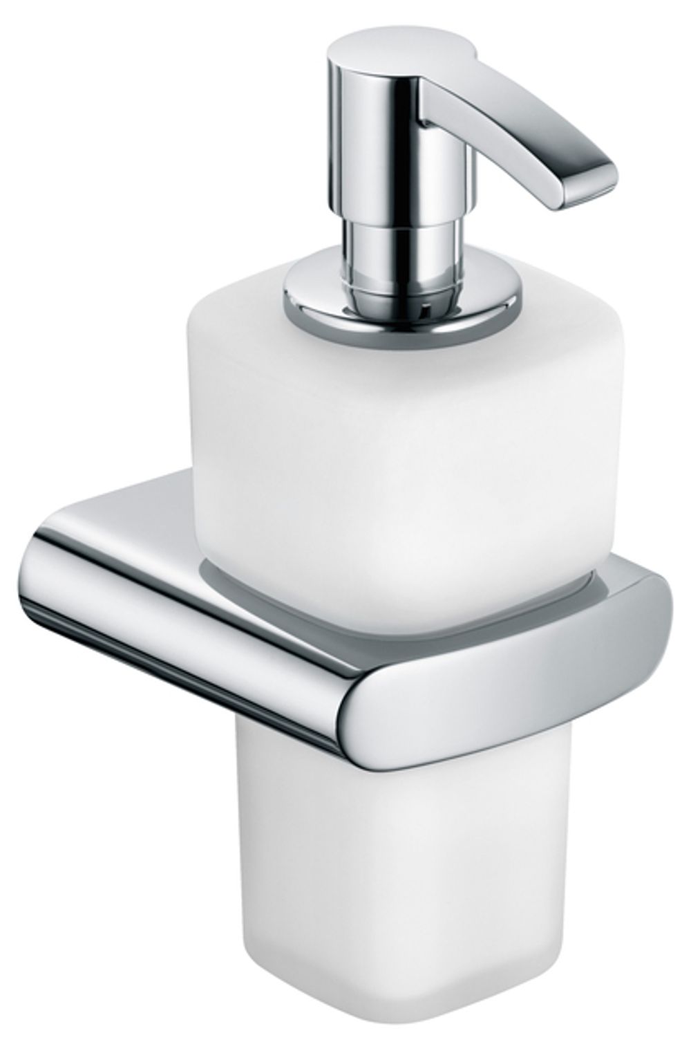 Keuco KE Schaumseifenspender Elegance 11653, Opalglas, Halter/Pumpe, verchromt, 11653019000