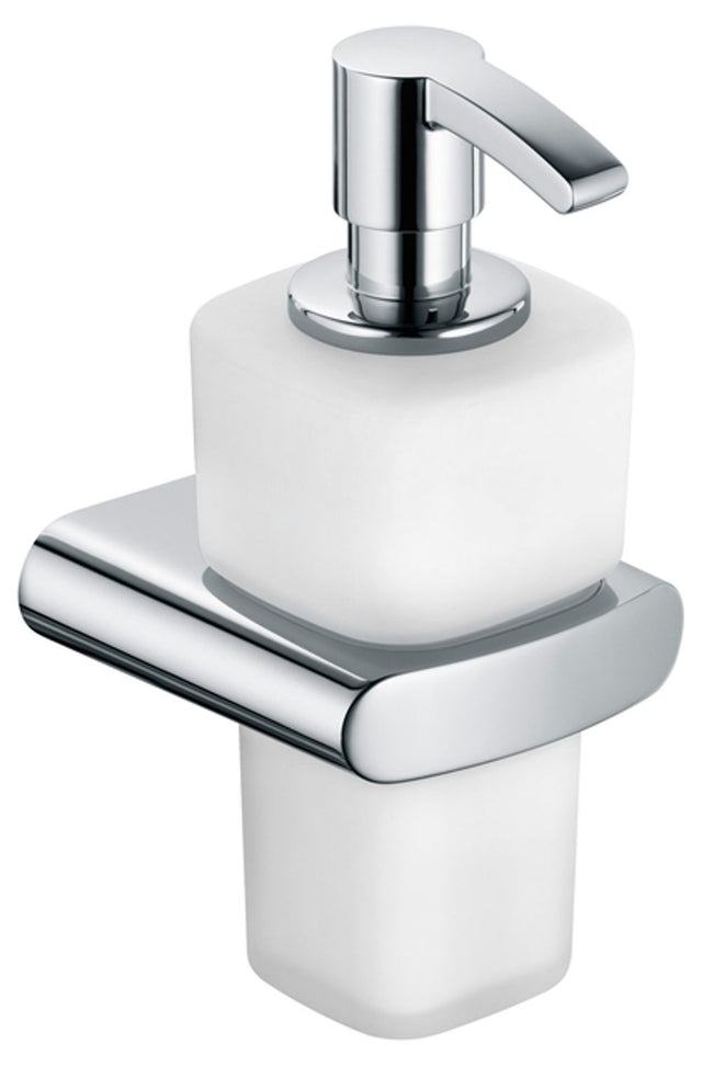 Keuco KE Schaumseifenspender Elegance 11653, Opalglas, Halter/Pumpe, verchromt, 11653019000