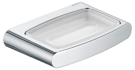 Keuco KE Seifenablage Elegance 11655, mit Echtkristall-Schale matt, verchromt, 11655019000