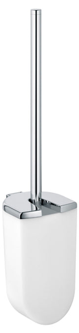 Keuco KE WC-Bürstengarnitur Elegance 11664, mit Opak-Kunststoff-Einsatz, verchromt, 11664010100
