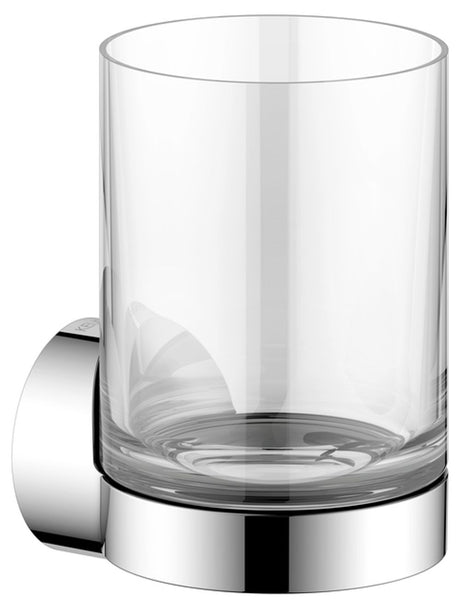 Keuco KE Glashalter Collection REVA 12850 mit Echtkristall-Glas verchr., 12850019000