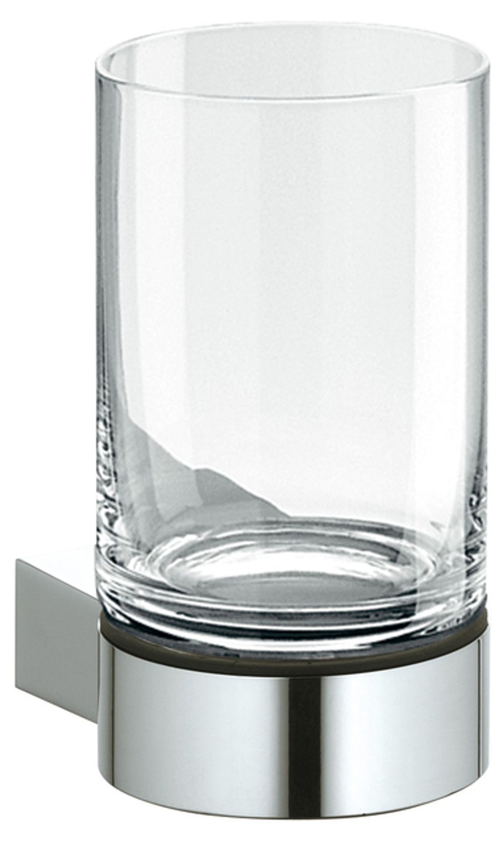 Keuco KE Glashalter Plan 14950, kpl. mit Echtkristall-Glas, verchromt, 14950019000