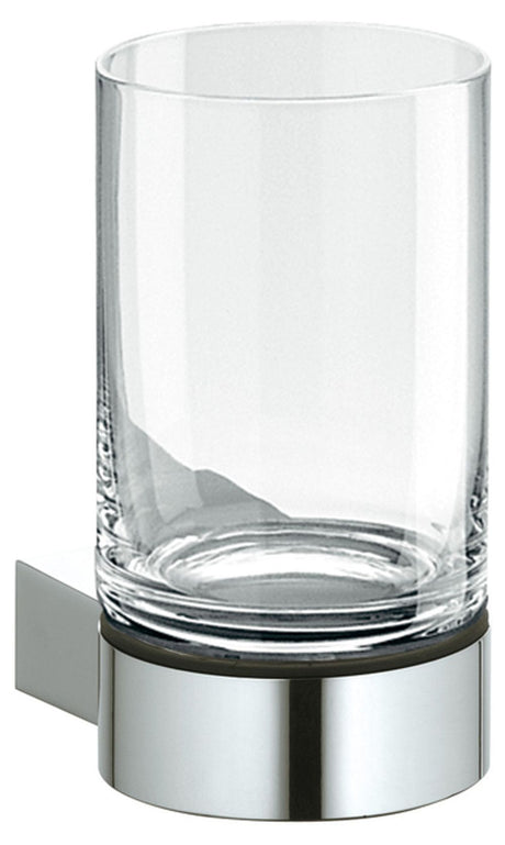 Keuco KE Glashalter Plan 14950, kpl. mit Echtkristall-Glas, verchromt, 14950019000