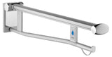 Keuco KE SK-Griff WC Plan Care 34903, li mit Funk-Ausl.,sil-elox/schwarzgrau, 850 mm, 34903172837