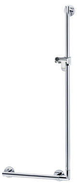 Keuco KE Winkelgriff Plan Care 34906 90 Gr re/li, mit Brausehalter, verchromt,, 34906010411