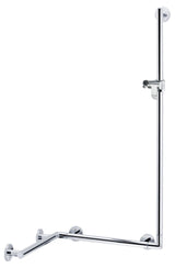 Keuco KE Duschhandlauf Plan Care 34908, mit Br.Stg. r/l, verchromt,797/680/1265 mm, 34908016411