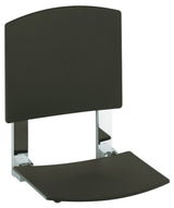 Keuco KE Klappsitz Plan Care 34982, mit R-Lehne,W.-Mont., verchromt/lichtgrau, 34982010038