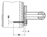 Keuco KE Bef.-Set 7 Plan Care 34993, 3x Zylinderschraube M6x60 V2A, 34993000200