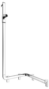 Keuco KE Duschhandlauf AXESS 35008, m.Br.stg. li. 550/550/1301mm verchr., 35008016602