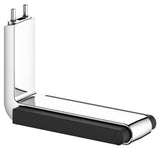 Keuco KE Toilettenpapierhalter AXESS 35062, f. Stützklappgriff 35003, verchr./sw, 35062010037