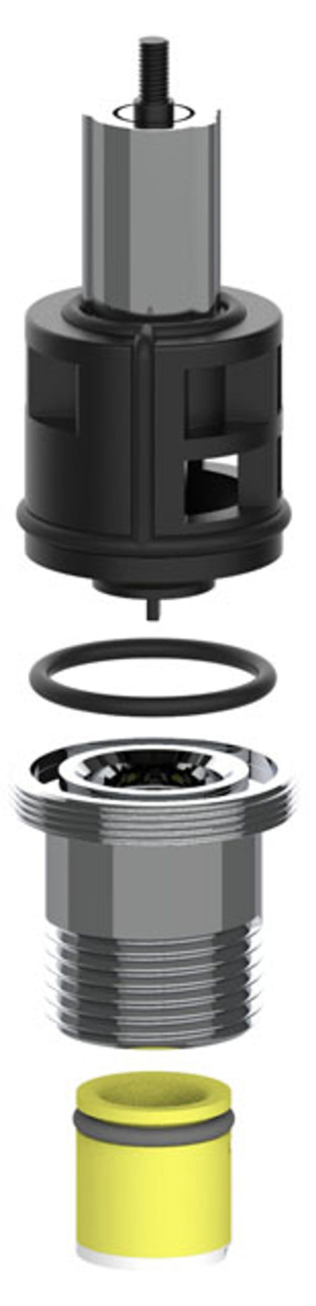 Keuco KE Umsteller Ersatzt.ARM 50100 kpl. verchr. zu 53020/53022, 50100010287