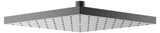 Keuco KE Kopfbrause Edition 300 53086, eckig, 250 x 250 mm, Schwarzchrom geb., 53086130100