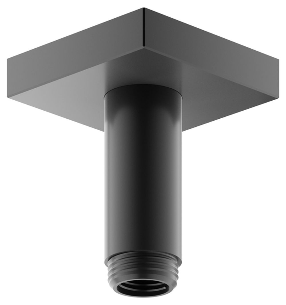 Keuco KE Brausearm Edition 300 53089, Deckenanschluss, 100mm,Schwarzchrom geb., 53089130102
