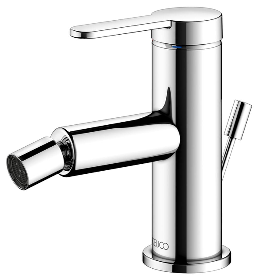 Keuco KE EHM-Bidetmischer IXMO 59509 m.Zug.-Ablgrt. Flat, Rosette r/e verchr., 59509013000
