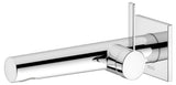 Keuco KE EHM-WT-Mischer IXMO 59516, eckig Wandmontage, 219 mm, verchromt, 59516011102