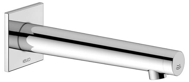 Keuco KE Elektronik-WT-Mischer IXMO 59517 Wandm. UP, eck. Ausl.225mm verchr., 59517011102