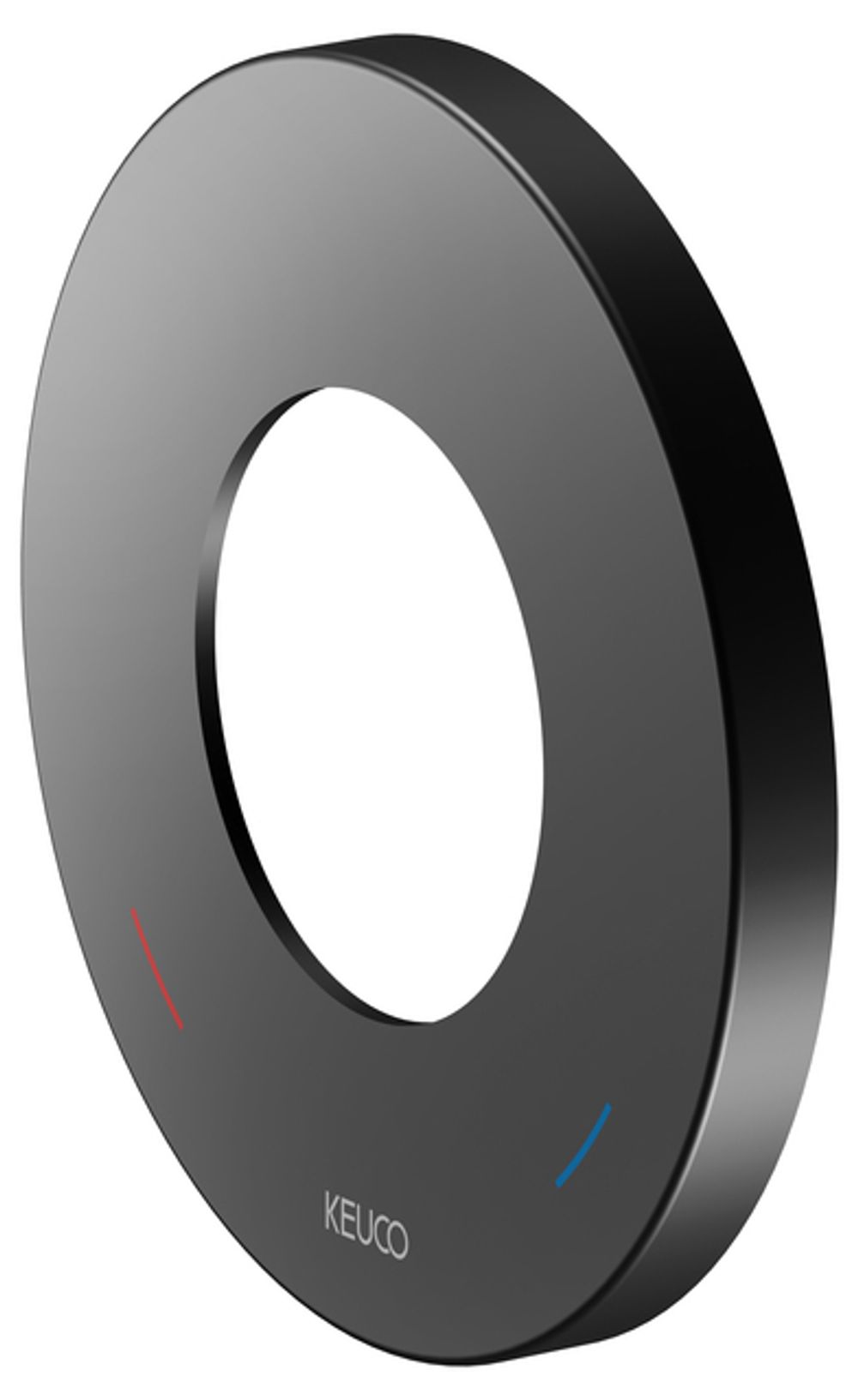 Keuco KE Wandrosette IXMO 59551 f.Einhebelmischer, rd. 105mm D sw, 59551370091