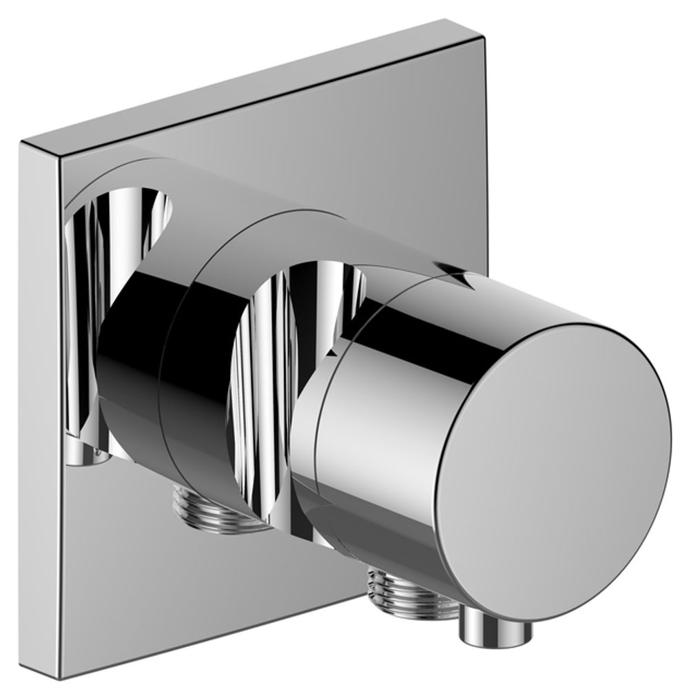 Keuco KE 2-Wege Umstellv. IXMO Comfort 59556, Schlauchanschl./Brauseh.,eckig,verchromt, 59556011202