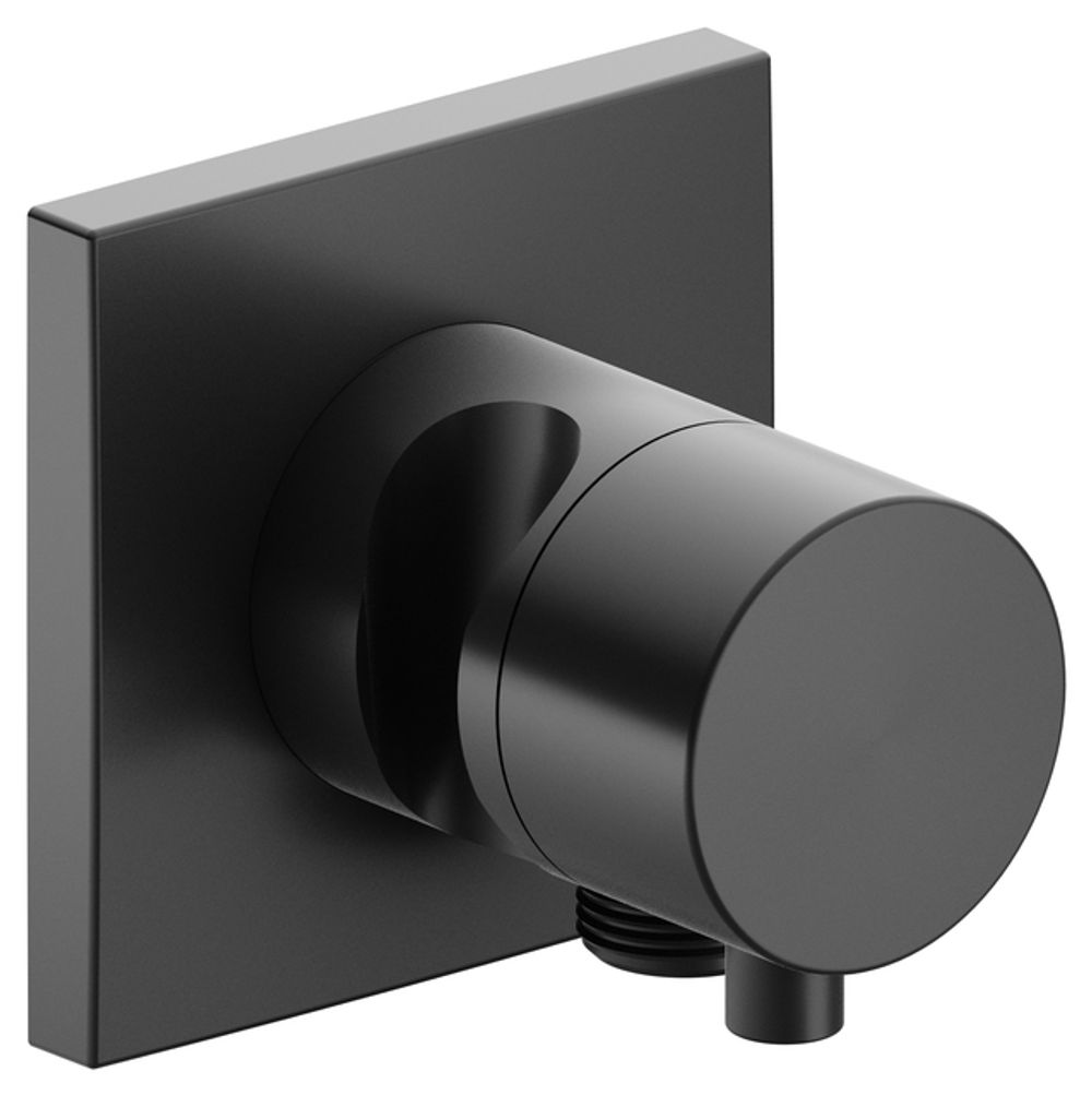 Keuco KE 2-Wege Ab-u.Umstellv.IXMO Comf.59557, Schlauchan./Brauseh.eckig,Schwarzchr.geb, 59557131202