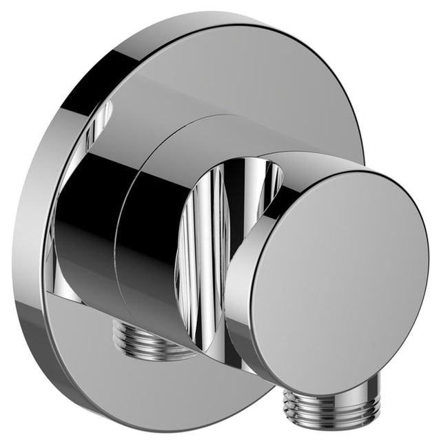 Keuco KE Schlauchanschluss IXMO 59592, mit Brausehalter, rund, verchromt, 59592010001
