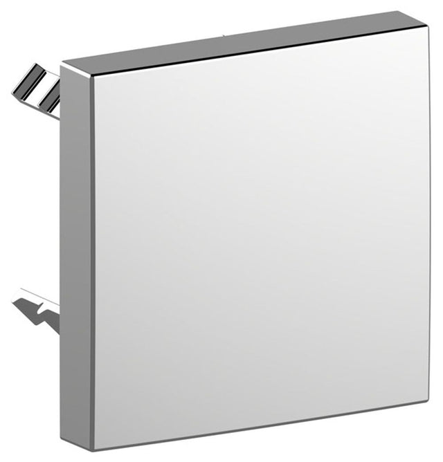 Keuco KE Abdeckblende Armaturenzubehör 59949, für Rohrunterbrecher, eckig, verchromt, 59949010002