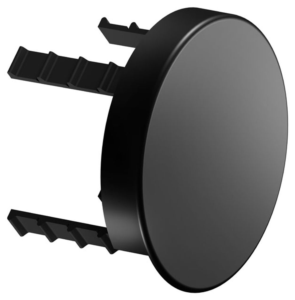 Keuco KE Abdeckblende Arm.-Zub. 59949 f.Rohrunterbrecher (rd.) 90mm D sw, 59949370001