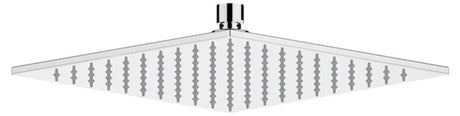 Keuco KE Kopfbrause Armaturenzub. 59986, eckig, 300x300 mm, Chrom-finish, 59986010302