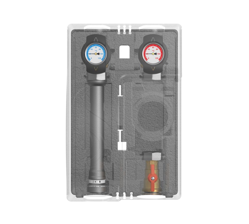 Pumpengruppe DN 25 ungemischt ohne Pumpe, 36012CSM01