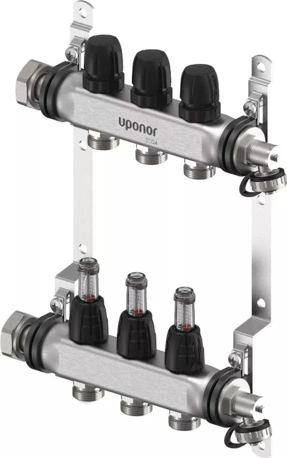 Uponor Vario S Verteiler FM 3xG3/4 Euro - G1, 1140834